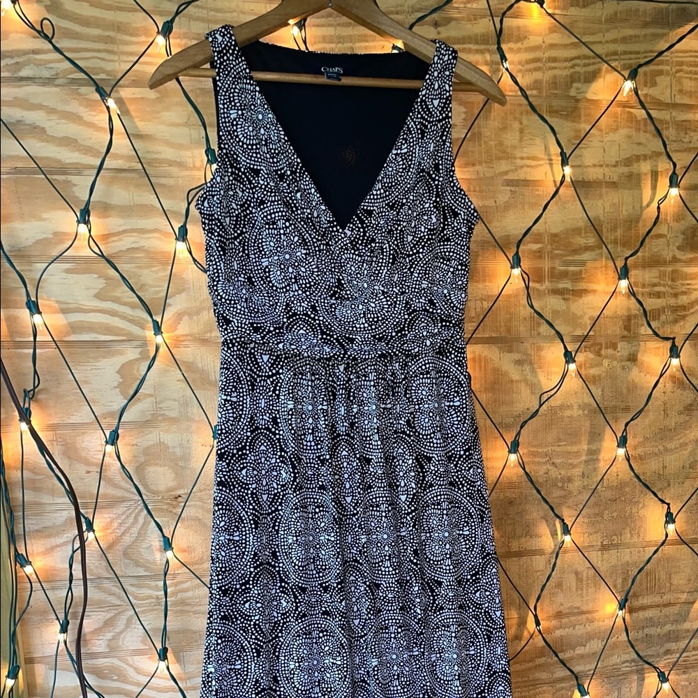Black&White Chaps Maxi Dress